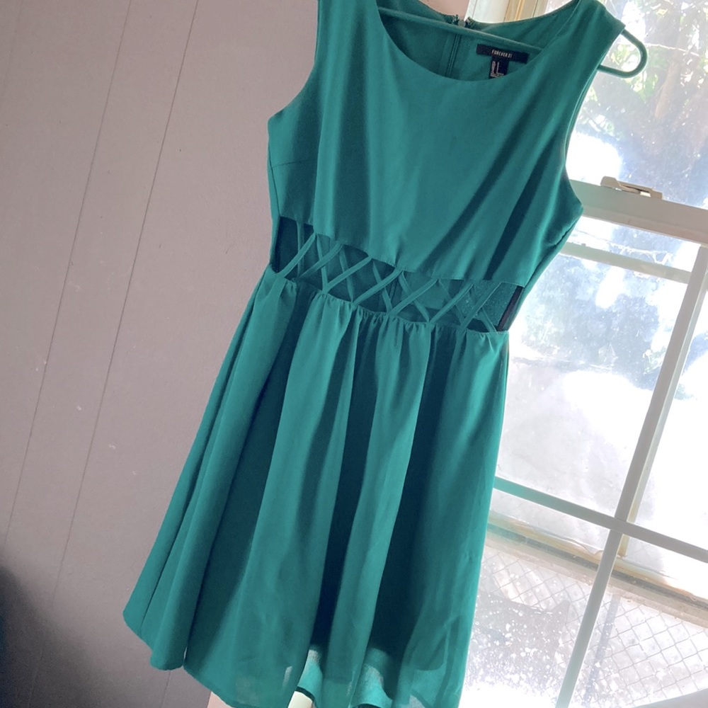 Green dress